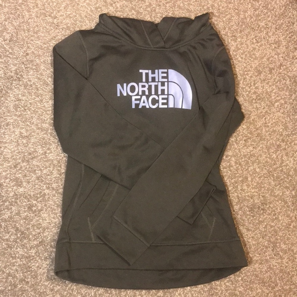 The North Face hooded sweatshirt